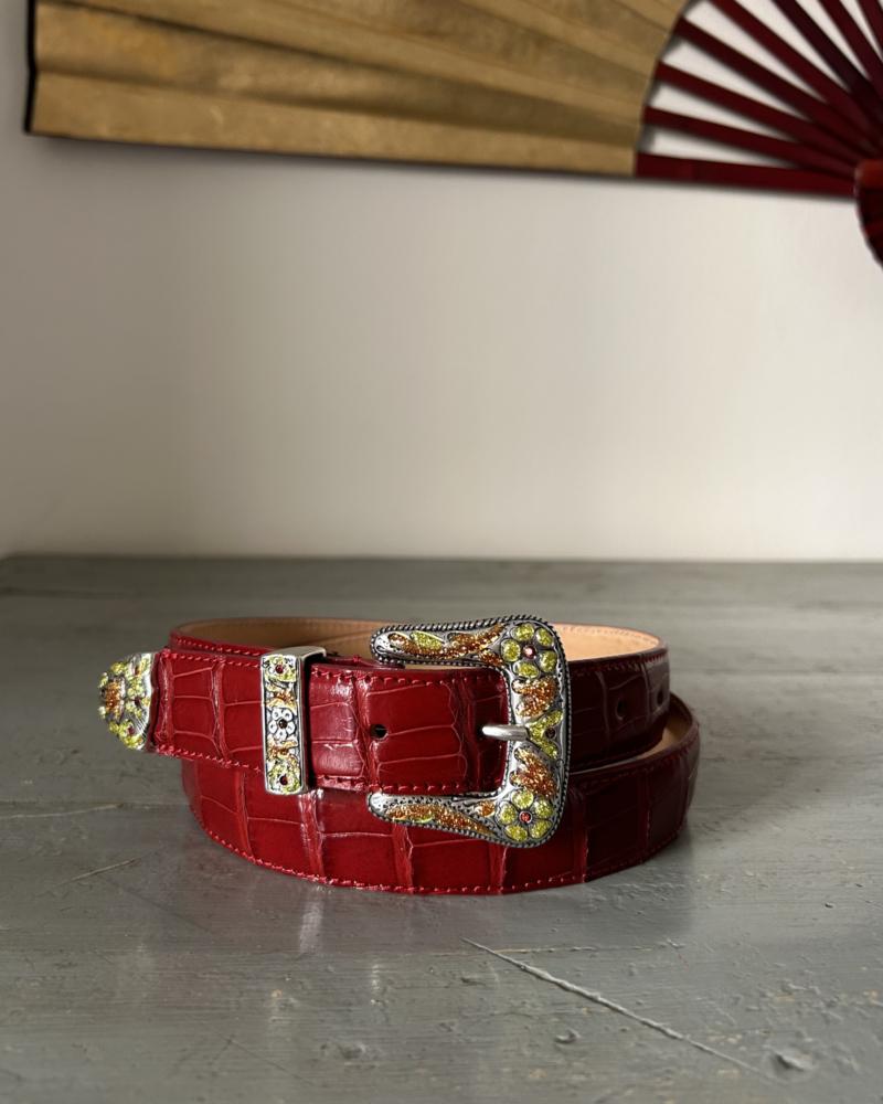 Cintura Rodeo - Rossa e mustard orange - immagine 5