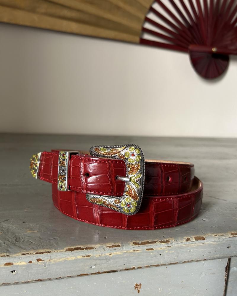 Cintura Rodeo - Rossa e mustard orange - immagine 4