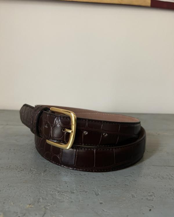 Cintura in fibbia metallo dorata - Testa di Moro