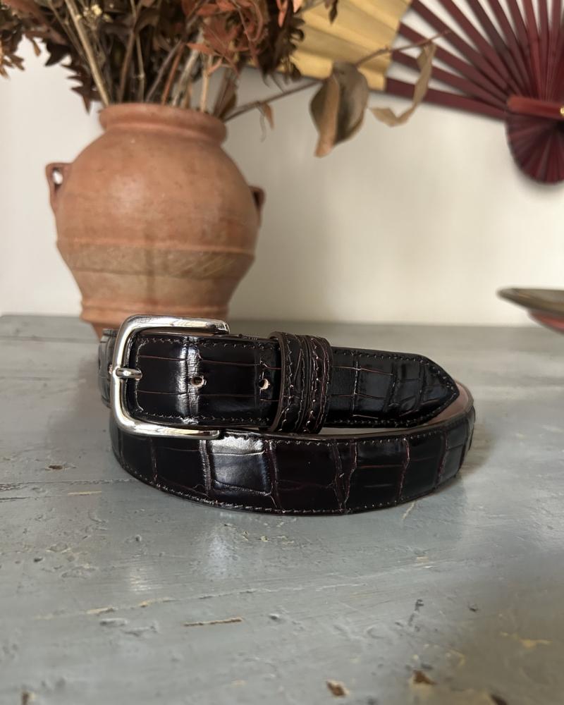 Silver metal buckle belt - Rouge Noir - Image 6