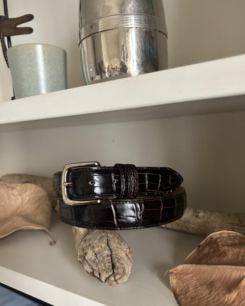 Silver metal buckle belt - Rouge Noir - Image 7