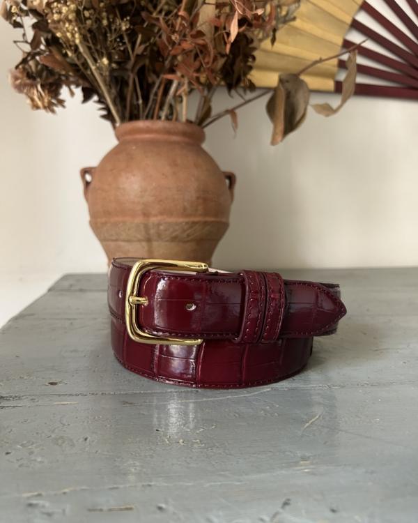 Cintura in fibbia metallo dorata - color grigio (Copia) (Copia) (Copia) (Copia) (Copia) (Copia) (Copia) (Copia)