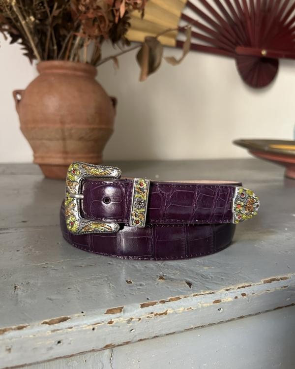 Cintura Rodeo - Viola & Senape\Arancione