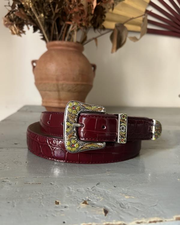 Cintura Rodeo - Ciliegia & Senape\Arancione