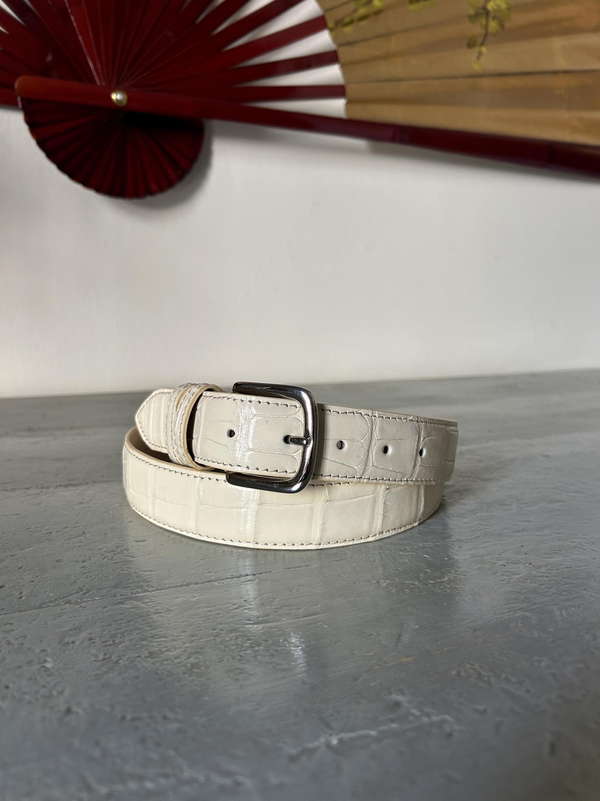 Cintura con fibbia metallo - Panna Montata - immagine 5