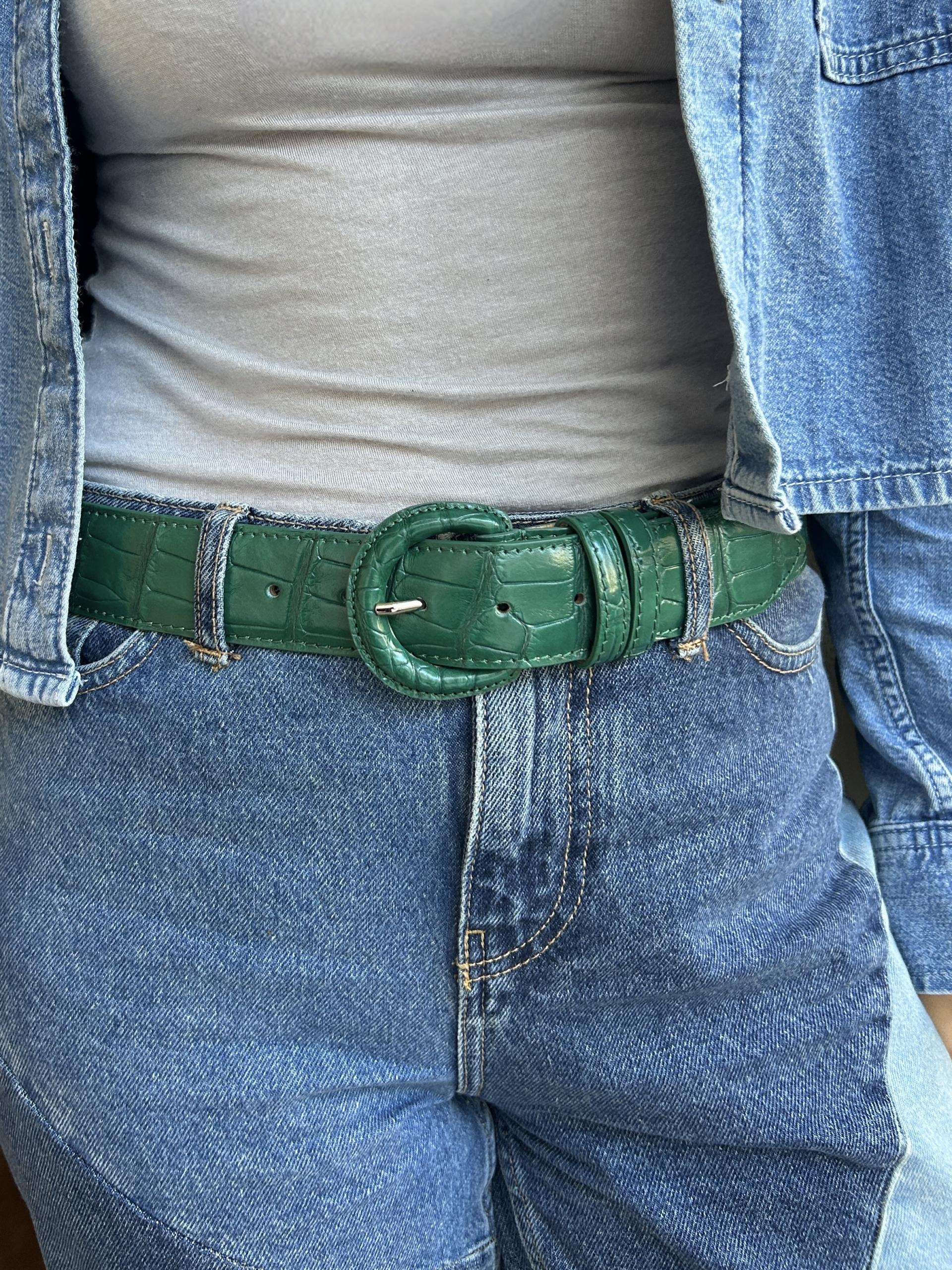 Cintura Rivestita - Verde - immagine 2